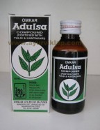 Omkar, ADULSA COMPOUND Syrup, With Tulsi & Kantakari, 100ml, For Relieves Congestion and Dry Cough